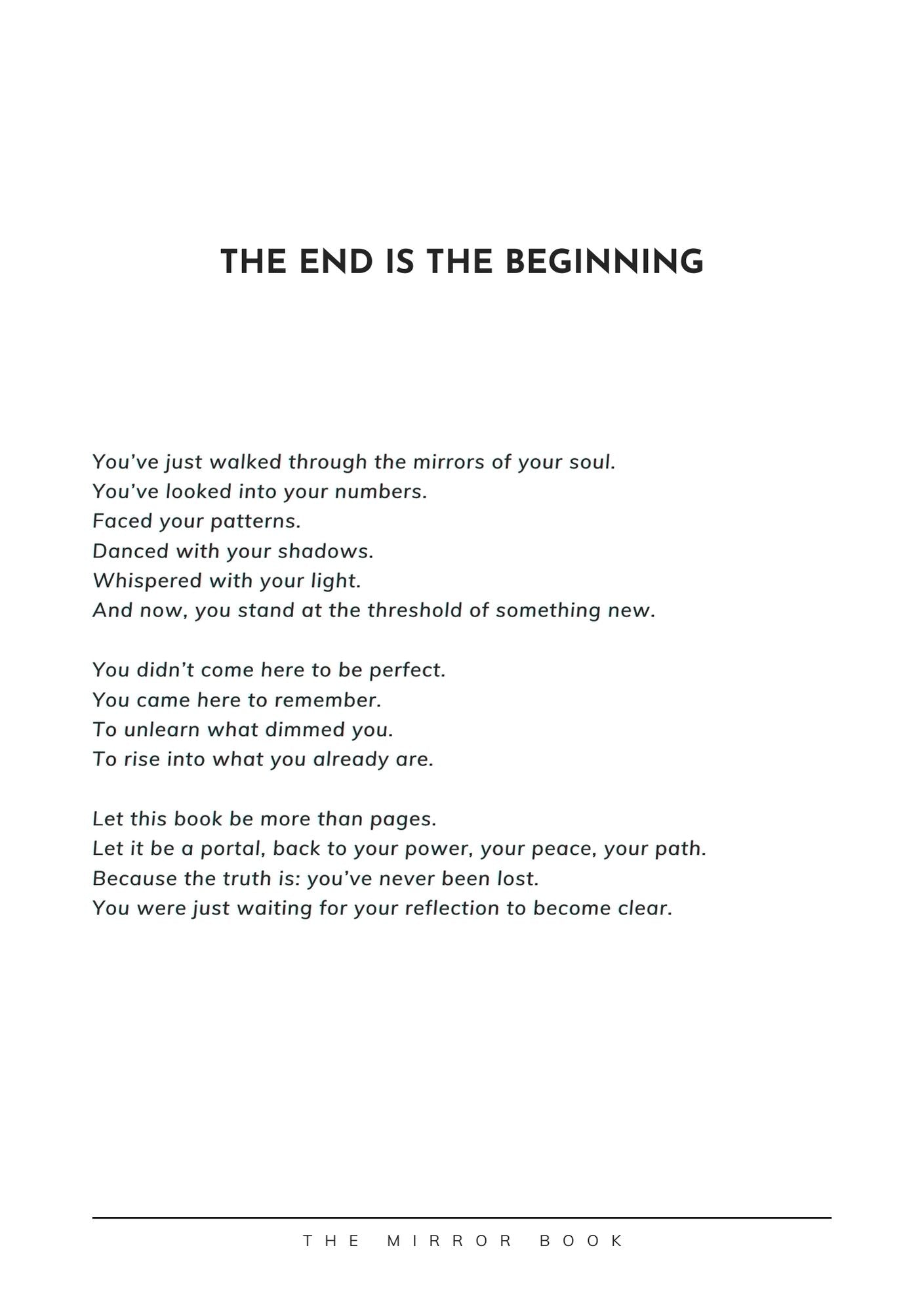 The Mirror Book - e-Book