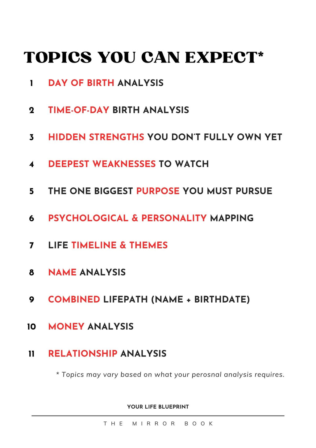 The Mirror Book - Hard Cover